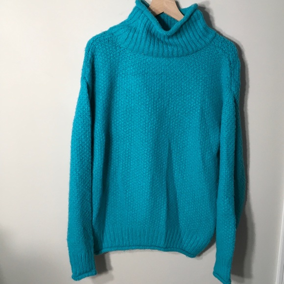 NWT Women's Topshop Mixed Stitch Roll Neck Sweater - Picture 3 of 8